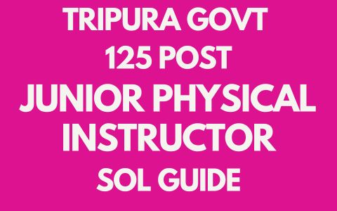 Introduction to Junior Physical Instructor Total 125 Posts allotted for Junior Physical Instructor (JPI) for Govt Schools in Tripura. JPIs play a pivotal role in shaping the next generation. Junior Physical Instructor Exam Date, Eligibility, Syllabus, Salary given below. Importance of JPIs in Tripura's Educational Framework Physical education is integral to holistic development, making JPIs key figures in schools. They promote an active lifestyle, organize sports events, and instill discipline and teamwork. Eligibility Criteria for Junior Physical Instructor To ensure only the most capable candidates take on the role, certain eligibility criteria are set. Educational Qualifications Candidates must hold a minimum qualification of Class 10 Pass or equivalent with a specialization in physical education or a related field. Additional certifications in fitness training or sports are advantageous. Physical Fitness Requirements Applicants must meet stringent physical fitness standards, including specific benchmarks in height, weight, and endurance tests. Age Limits and Other Prerequisites The typical age range for applicants is 18 to 40 years, with certain relaxations for SC/ST and OBC candidates as per government norms. Roles and Responsibilities of a Junior Physical Instructor The responsibilities of a JPI are diverse and impactful. Promoting Physical Education They design and deliver engaging physical education programs tailored to student needs and age groups. Organizing Sports Events JPIs organize intra-school and inter-school tournaments, cultivating a spirit of healthy competition. Mentoring Students in Fitness and Wellness Acting as role models, JPIs guide students in achieving fitness goals and adopting lifelong healthy habits. Recruitment Process in Tripura The recruitment process for JPIs is thorough, ensuring the selection of competent professionals. Written Examination Structure A written exam evaluates the candidate's knowledge of physical education theory, sports rules, and general aptitude. Physical Fitness Test- Junior Physical Instructor Details Physical Fitness Test (qualifying in nature) i) COOPER TEST: - To measure aerobic endurance 12 minutes continuous run ii) PUSH-UPS: - To measure strength endurance iii) CHAIN UPS/PULL UPS: - (Upper hand grip for men and under hand grip of women) to measure strength of upper limbs iv) STANDING BOARD JUMP: - To measure strength of lower limbs v) SHUTTLE RUN (4 X 10 MTR): - To measure agility vi) SIT & REACH: - To measure flexibility Final Interview and Merit List The final stage includes a personal interview and compilation of merit lists based on combined scores. Exam Pattern and Syllabus Understanding the exam pattern is critical for preparation. Key Topics to Prepare The syllabus typically includes anatomy, physiology, sports science, and pedagogy. Weightage of Written and Physical Exams Written tests carry 60% weightage, while physical assessments make up 40%. Tips for Scoring High Focus on conceptual clarity, regular fitness practice, and mock tests. Preparation Tips for Aspiring JPIs Success in the JPI recruitment process requires dedicated preparation. Creating a Study Schedule Allocate time for both theoretical and physical preparation to ensure balanced readiness. Recommended Books and Resources Books on physical education, anatomy, and sports science, along with online tutorials, can provide valuable insights. Fitness Routines to Meet Physical Requirements Include endurance exercises, flexibility drills, and sport-specific training in your routine. Salary and Benefits of a Junior Physical Instructor The compensation package for JPIs is attractive, with ample growth opportunities. Pay Structure for JPIs in Tripura The starting salary ranges from ₹21,400 to ₹67,000 per month, with increments based on performance and experience. Allowances and Perks Housing allowances, travel benefits, and retirement plans are part of the benefits. Career Progression Opportunities Promotions to senior instructor or administrative roles are possible with experience. Conclusion Becoming a Junior Physical Instructor in Tripura is not just a career choice but a chance to inspire and impact lives positively. If you're passionate about fitness and education, this is your opportunity to make a difference.