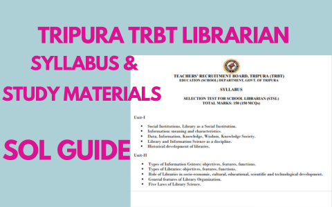 Tripura TRBT Librarian Exam Syllabus 2024 and Preparation Strategy The Tripura Teacher Recruitment Board (TRBT) Librarian Exam is an important opportunity for aspiring librarians seeking positions in educational institutions across Tripura. Success in this exam requires a comprehensive understanding of the syllabus and a well-structured preparation strategy. This guide will cover the 2024 TRBT Librarian Syllabus and provide actionable tips to help you excel. Overview of Tripura TRBT Librarian Exam The TRBT Librarian Exam is designed to evaluate candidates' expertise in library science and their ability to manage library operations effectively. The exam tests knowledge in various domains, including library management, information organization, reference services, and current developments in the library field. A solid grasp of the syllabus and a focused preparation approach can greatly enhance your chances of success. TRBT Librarian Exam 2024: Syllabus Breakdown The syllabus for the TRBT Librarian Exam typically covers four major areas: Library Science Fundamentals, Information Services and Sources, Library Management, and Current Affairs in Library Science. 1. Library Science Fundamentals This section covers the basics of library science, including its history, concepts, and organization methods. History and Development of Libraries: Key historical milestones, evolution of library science, and major library systems globally and in India. Types of Libraries: Different types of libraries (academic, special, public, and school libraries) and their functions. Library Classification: Familiarity with classification schemes such as Dewey Decimal Classification (DDC) and Universal Decimal Classification (UDC). Cataloging and Indexing: Basics of cataloging practices, including AACR2 (Anglo-American Cataloging Rules) and MARC21 (Machine-Readable Cataloging). 2. Information Services and Sources This section evaluates knowledge of information retrieval, reference sources, and tools that facilitate access to information. Reference Services: Understanding reference service models, types of reference queries, and sources of information. Information Sources: Types of sources (primary, secondary, and tertiary) and evaluation of their relevance, reliability, and authenticity. Digital Information Sources: Digital libraries, e-resources, online databases, and e-books. Information Retrieval Systems: Knowledge of indexing and abstracting, Boolean searching, and the use of databases for information retrieval. 3. Library Management Library management skills are essential for a librarian. This section tests candidates on best practices, organizational skills, and technology in library management. Library Planning and Management: Organizational structure, library policies, and administration principles. Collection Development: Principles of selecting and acquiring library materials, budgeting, and maintaining a balanced collection. Library Automation and Networking: Understanding Integrated Library Systems (ILS), Library Management Software (LMS) such as Koha, and networking tools. Preservation and Conservation: Techniques for preserving physical and digital resources, including deacidification, binding, and digital preservation. 4. Current Affairs in Library Science Keeping up-to-date with the latest trends and innovations in library science is crucial. Digital Library Initiatives in India: National Digital Library of India (NDLI) and other digital library projects. Emerging Technologies: Impact of AI, machine learning, big data, and blockchain on libraries. Trends in Library Services: Open access publishing, metadata standards, and digital asset management. Laws and Ethics in Library Science: Knowledge of copyright, intellectual property rights, and data privacy as it applies to libraries. Effective Preparation Strategy for TRBT Librarian Exam 1. Create a Study Plan Aligned with the Syllabus Break Down the Syllabus: Start by dividing each syllabus topic into manageable sections. For example, dedicate specific days for Library Classification, then move on to Cataloging. Set Realistic Goals: Aim to cover a set number of topics per week. Setting achievable goals ensures consistency and avoids burnout. 2. Utilize Recommended Books and Resources Core Books: Foundations of Library and Information Science by Richard E. Rubin Library and Information Science: An Introduction by G. Edward Evans Reference Materials: AACR2 Handbook for Books and Other Media by Michael Gorman for cataloging Dewey Decimal Classification Manual Digital Resources: Online databases like JSTOR and ProQuest for accessing scholarly articles on library management and information science trends. National Digital Library of India (NDLI) for study materials, e-books, and journals. 3. Master Cataloging and Classification Techniques Study the cataloging rules and practice with sample entries for different types of materials (books, periodicals, digital media). Familiarize yourself with classification tables from DDC and UDC, and practice classifying sample titles. 4. Stay Updated on Current Affairs in Library Science Regularly read journals like Library Journal, The Journal of Academic Librarianship, and Information Research. Follow websites and blogs dedicated to library science, such as the American Library Association (ALA) site, which publishes articles on emerging trends and technology in the field. 5. Revise with Mock Tests and Practice Papers Practice using sample papers and previous years’ question papers for the TRBT Librarian Exam. This will help you get accustomed to the exam pattern and timing. Analyze your performance to identify weak areas and work on them before the exam day. 6. Join a Study Group or Online Forum Engaging with peers can provide insights and different perspectives on complex topics. Online forums like Library Science Stack Exchange or LinkedIn groups for library professionals are helpful for discussing topics and clearing doubts. 7. Practice Time Management During your mock tests, aim to complete each section within a set timeframe. Practice managing time for cataloging and classification questions, which often require more attention. Use time-management techniques like the Pomodoro Technique to ensure focused study sessions with short breaks. 8. Seek Expert Guidance and Coaching If you feel uncertain about complex topics, consider joining a coaching center specializing in librarian exams or seek guidance from experienced librarians who can provide practical insights. Additional Tips for Success Focus on Conceptual Understanding: Rather than rote memorization, aim to understand the principles behind each topic. Stay Positive and Consistent: Consistency is key in exam preparation. Regular study sessions, even if short, will lead to better retention. Prioritize Health and Well-being: Ensure you get enough rest, engage in physical activity, and take breaks to avoid burnout during your preparation. Conclusion The TRBT Librarian Exam 2024 requires a strong grasp of library science fundamentals, effective management skills, and an understanding of current trends. With a well-structured study plan, the right resources, and focused practice, candidates can confidently approach the exam. Start early, maintain a steady pace, and use these preparation strategies to build a solid foundation for success. Frequently Asked Questions (FAQs) 1. What are the key topics in the TRBT Librarian syllabus? The syllabus includes Library Science Fundamentals, Information Services and Sources, Library Management, and Current Affairs in Library Science. 2. Which books are recommended for preparing for the TRBT Librarian exam? Some core books include Foundations of Library and Information Science by Richard E. Rubin and Library and Information Science: An Introduction by G. Edward Evans. 3. How can I stay updated with current trends in library science? Reading journals like Library Journal, following library associations, and joining professional groups online are good ways to stay informed. 4. How important are mock tests for the TRBT Librarian Exam? Mock tests are essential for practice, time management, and identifying areas that need improvement. 5. What are some useful online resources for the TRBT Librarian exam? The National Digital Library of India (NDLI) and JSTOR provide access to study materials and scholarly articles. 6. Can I prepare for the TRBT Librarian exam without coaching? Yes, self-study with the right materials, a structured plan, and regular practice can be effective, though coaching may be beneficial for specific guidance.